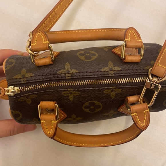 Louis Vuitton mini speedy mini HL monogram vintage comes with strap authentic - Picture 7 of 11